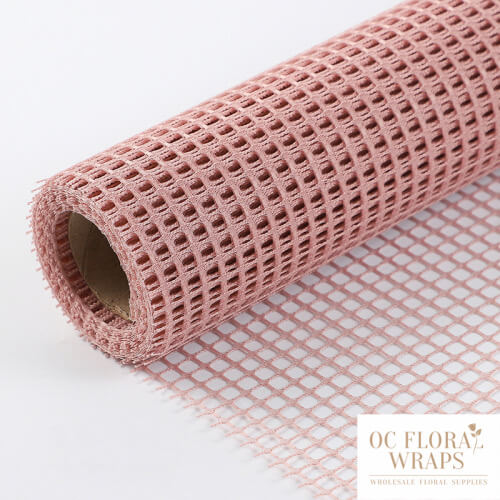 Square Mesh Bouquet Wrapping Lace, 1 Roll 5yd